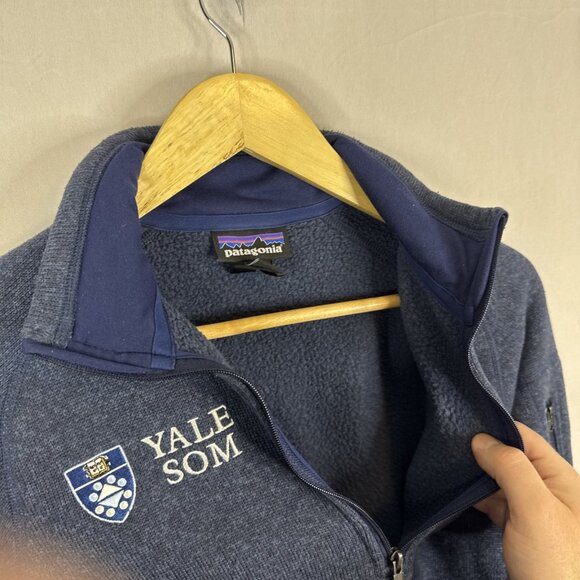 Patagonia Women’s Better Sweater 1/4 Zip Yale SOM Blue Small Sweatshirt - Picture 7 of 7